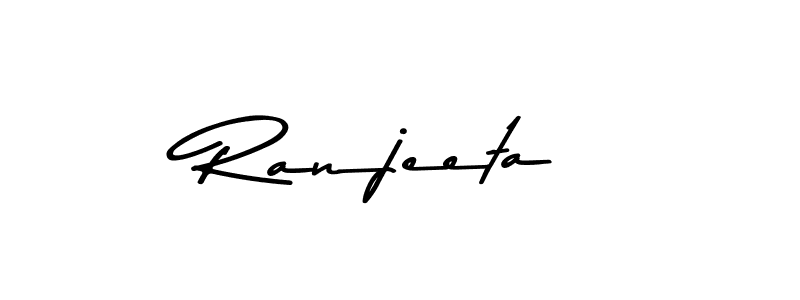 Create a beautiful signature design for name Ranjeeta. With this signature (Asem Kandis PERSONAL USE) fonts, you can make a handwritten signature for free. Ranjeeta signature style 9 images and pictures png