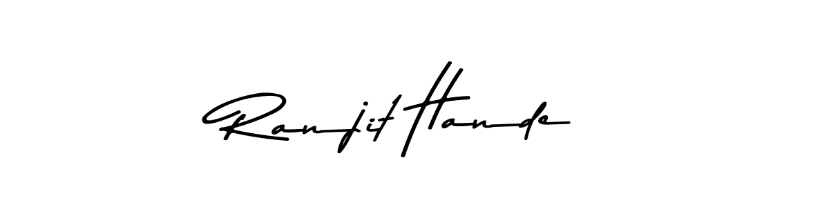It looks lik you need a new signature style for name Ranjit Hande. Design unique handwritten (Asem Kandis PERSONAL USE) signature with our free signature maker in just a few clicks. Ranjit Hande signature style 9 images and pictures png