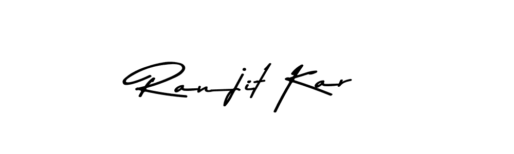How to make Ranjit Kar name signature. Use Asem Kandis PERSONAL USE style for creating short signs online. This is the latest handwritten sign. Ranjit Kar signature style 9 images and pictures png