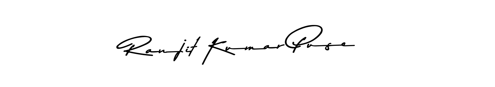 This is the best signature style for the Ranjit Kumar Puse name. Also you like these signature font (Asem Kandis PERSONAL USE). Mix name signature. Ranjit Kumar Puse signature style 9 images and pictures png