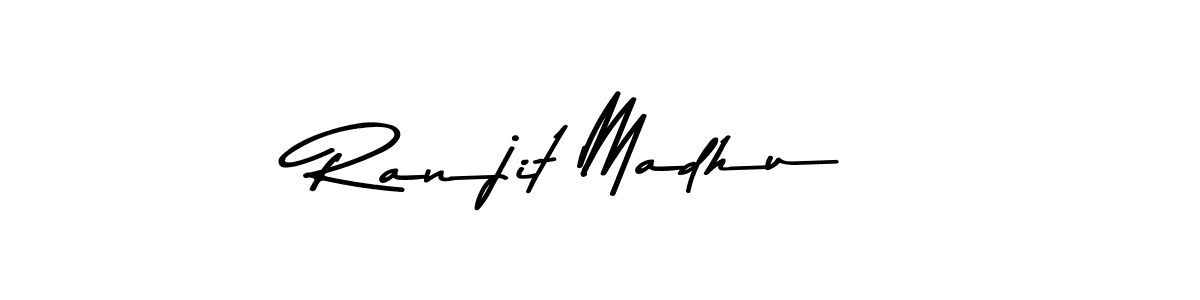 if you are searching for the best signature style for your name Ranjit Madhu. so please give up your signature search. here we have designed multiple signature styles  using Asem Kandis PERSONAL USE. Ranjit Madhu signature style 9 images and pictures png