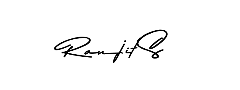 You should practise on your own different ways (Asem Kandis PERSONAL USE) to write your name (Ranjit S) in signature. don't let someone else do it for you. Ranjit S signature style 9 images and pictures png