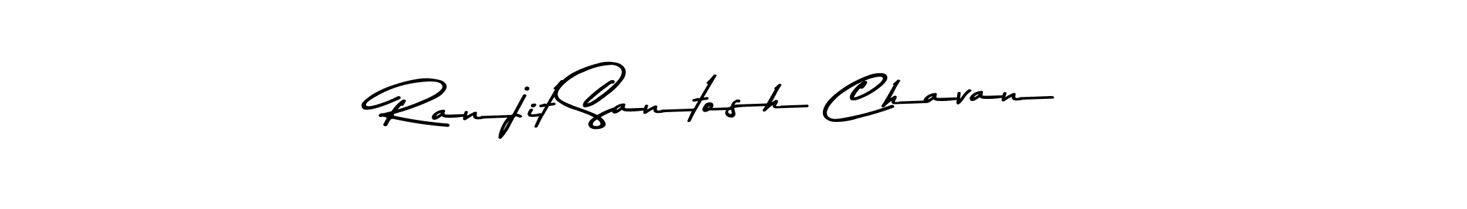 Asem Kandis PERSONAL USE is a professional signature style that is perfect for those who want to add a touch of class to their signature. It is also a great choice for those who want to make their signature more unique. Get Ranjit Santosh Chavan name to fancy signature for free. Ranjit Santosh Chavan signature style 9 images and pictures png