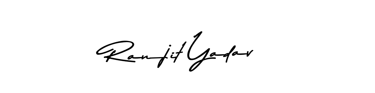 Design your own signature with our free online signature maker. With this signature software, you can create a handwritten (Asem Kandis PERSONAL USE) signature for name Ranjit Yadav. Ranjit Yadav signature style 9 images and pictures png