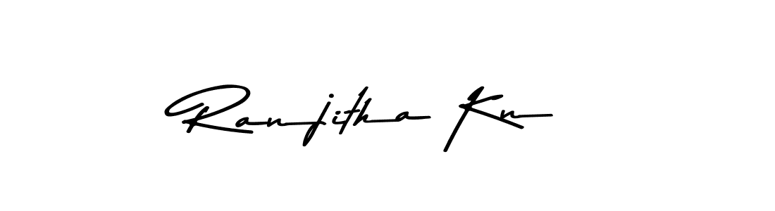 How to make Ranjitha Kn signature? Asem Kandis PERSONAL USE is a professional autograph style. Create handwritten signature for Ranjitha Kn name. Ranjitha Kn signature style 9 images and pictures png