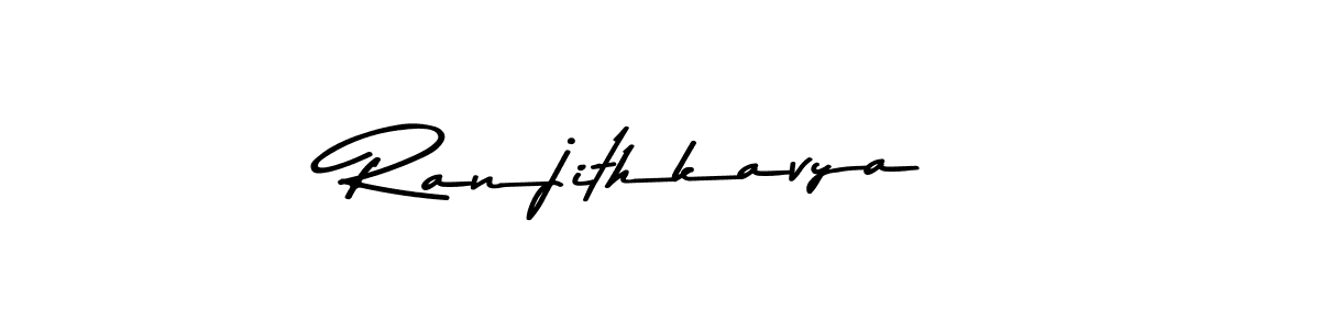 Make a beautiful signature design for name Ranjithkavya. Use this online signature maker to create a handwritten signature for free. Ranjithkavya signature style 9 images and pictures png