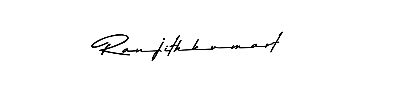 Similarly Asem Kandis PERSONAL USE is the best handwritten signature design. Signature creator online .You can use it as an online autograph creator for name Ranjithkumart. Ranjithkumart signature style 9 images and pictures png