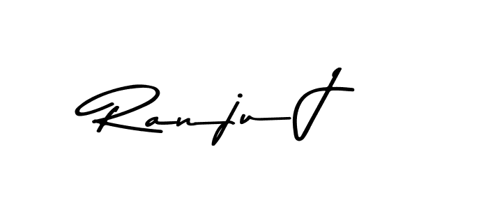 How to make Ranju J signature? Asem Kandis PERSONAL USE is a professional autograph style. Create handwritten signature for Ranju J name. Ranju J signature style 9 images and pictures png