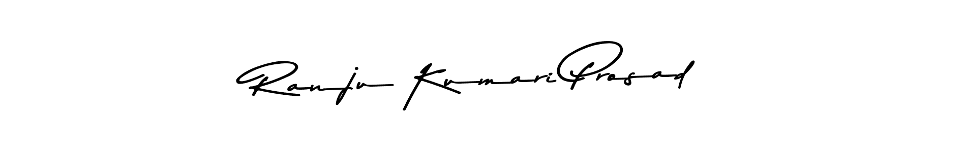 The best way (Asem Kandis PERSONAL USE) to make a short signature is to pick only two or three words in your name. The name Ranju Kumari Prosad include a total of six letters. For converting this name. Ranju Kumari Prosad signature style 9 images and pictures png