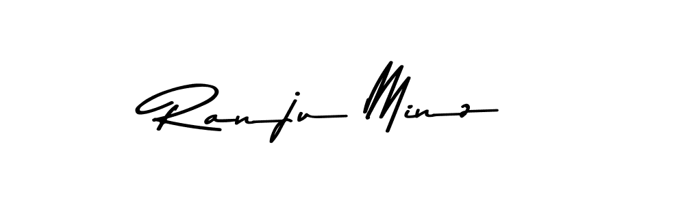 Make a beautiful signature design for name Ranju Minz. With this signature (Asem Kandis PERSONAL USE) style, you can create a handwritten signature for free. Ranju Minz signature style 9 images and pictures png