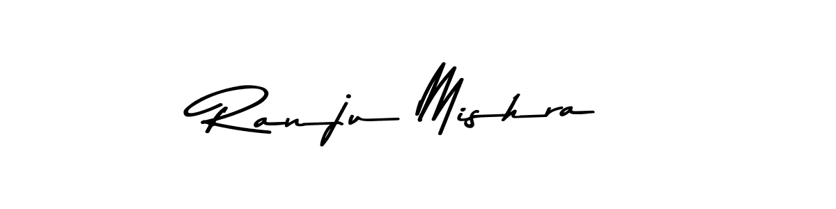 Ranju Mishra stylish signature style. Best Handwritten Sign (Asem Kandis PERSONAL USE) for my name. Handwritten Signature Collection Ideas for my name Ranju Mishra. Ranju Mishra signature style 9 images and pictures png