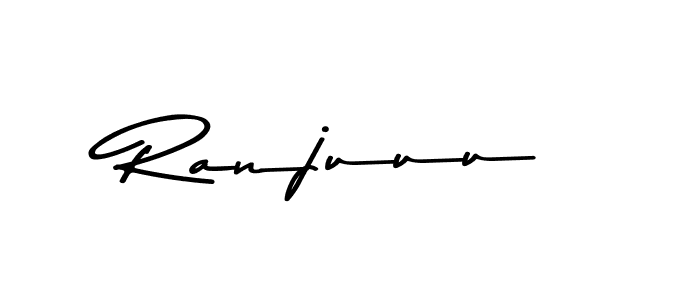 Make a beautiful signature design for name Ranjuuu. Use this online signature maker to create a handwritten signature for free. Ranjuuu signature style 9 images and pictures png