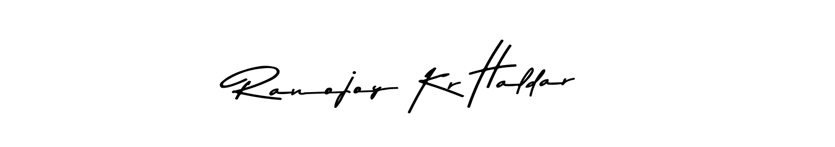 Make a beautiful signature design for name Ranojoy Kr Haldar. With this signature (Asem Kandis PERSONAL USE) style, you can create a handwritten signature for free. Ranojoy Kr Haldar signature style 9 images and pictures png