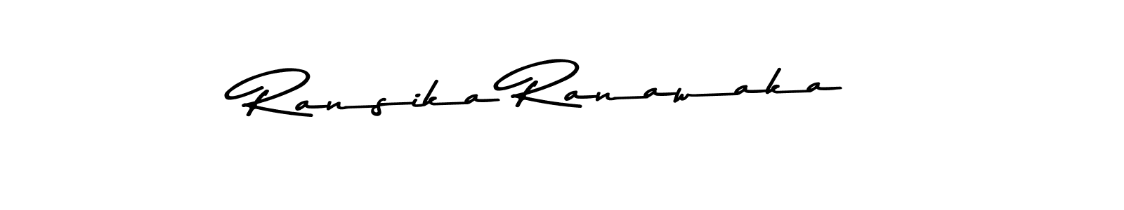 Ransika Ranawaka stylish signature style. Best Handwritten Sign (Asem Kandis PERSONAL USE) for my name. Handwritten Signature Collection Ideas for my name Ransika Ranawaka. Ransika Ranawaka signature style 9 images and pictures png