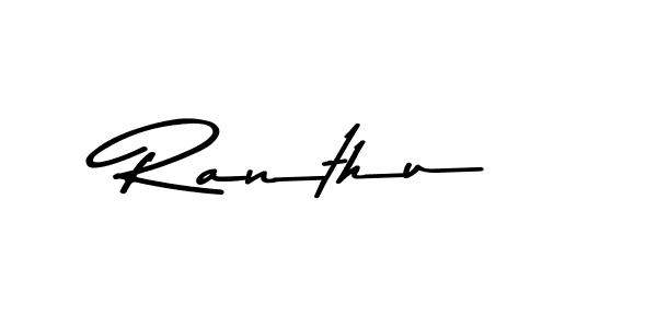 How to Draw Ranthu signature style? Asem Kandis PERSONAL USE is a latest design signature styles for name Ranthu. Ranthu signature style 9 images and pictures png