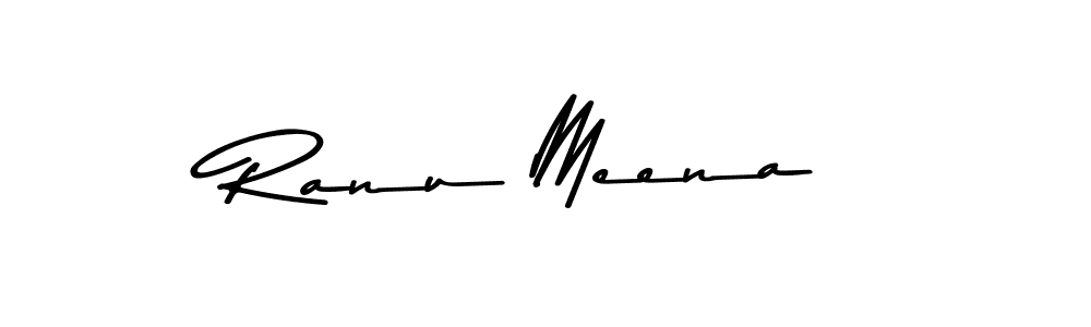 The best way (Asem Kandis PERSONAL USE) to make a short signature is to pick only two or three words in your name. The name Ranu Meena include a total of six letters. For converting this name. Ranu Meena signature style 9 images and pictures png