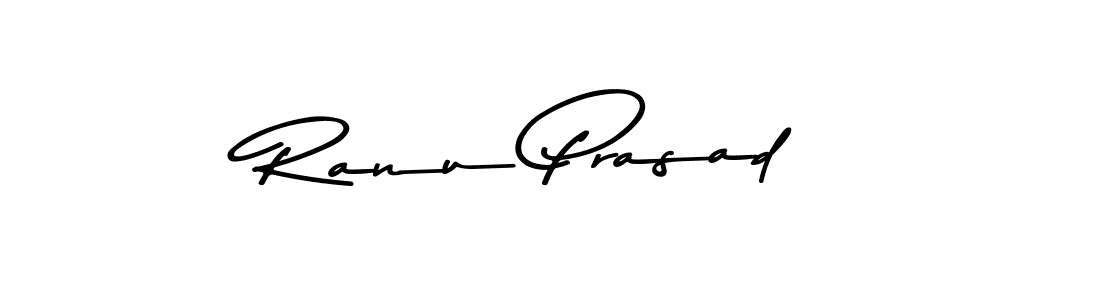 The best way (Asem Kandis PERSONAL USE) to make a short signature is to pick only two or three words in your name. The name Ranu Prasad include a total of six letters. For converting this name. Ranu Prasad signature style 9 images and pictures png