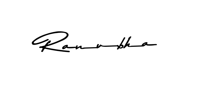 Make a beautiful signature design for name Ranubha. Use this online signature maker to create a handwritten signature for free. Ranubha signature style 9 images and pictures png
