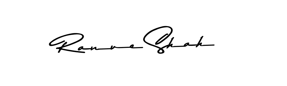 Create a beautiful signature design for name Ranue Shah. With this signature (Asem Kandis PERSONAL USE) fonts, you can make a handwritten signature for free. Ranue Shah signature style 9 images and pictures png