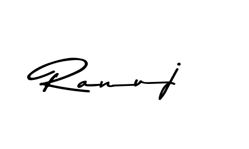 Design your own signature with our free online signature maker. With this signature software, you can create a handwritten (Asem Kandis PERSONAL USE) signature for name Ranuj. Ranuj signature style 9 images and pictures png