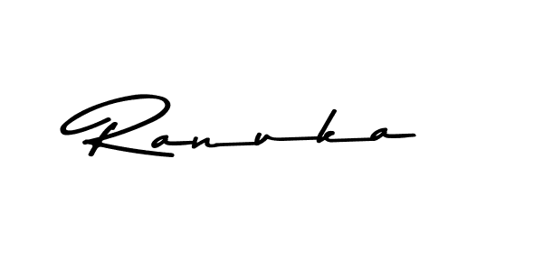 Similarly Asem Kandis PERSONAL USE is the best handwritten signature design. Signature creator online .You can use it as an online autograph creator for name Ranuka. Ranuka signature style 9 images and pictures png