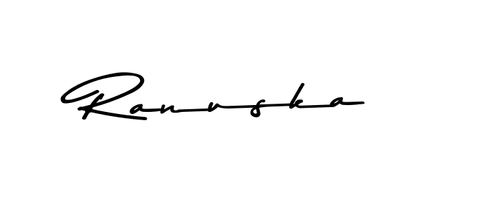 Design your own signature with our free online signature maker. With this signature software, you can create a handwritten (Asem Kandis PERSONAL USE) signature for name Ranuska. Ranuska signature style 9 images and pictures png