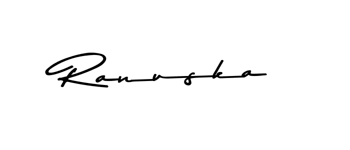 Design your own signature with our free online signature maker. With this signature software, you can create a handwritten (Asem Kandis PERSONAL USE) signature for name Ranuska. Ranuska signature style 9 images and pictures png