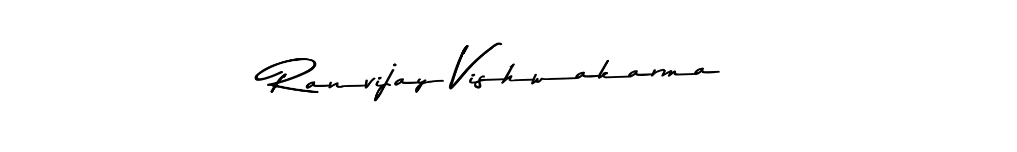 How to make Ranvijay Vishwakarma signature? Asem Kandis PERSONAL USE is a professional autograph style. Create handwritten signature for Ranvijay Vishwakarma name. Ranvijay Vishwakarma signature style 9 images and pictures png