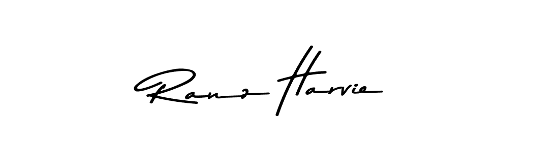 Make a beautiful signature design for name Ranz Harvie. With this signature (Asem Kandis PERSONAL USE) style, you can create a handwritten signature for free. Ranz Harvie signature style 9 images and pictures png