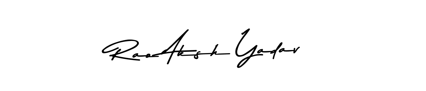 if you are searching for the best signature style for your name Rao Aksh Yadav. so please give up your signature search. here we have designed multiple signature styles  using Asem Kandis PERSONAL USE. Rao Aksh Yadav signature style 9 images and pictures png