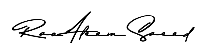 Rao Aleem Saeed stylish signature style. Best Handwritten Sign (Asem Kandis PERSONAL USE) for my name. Handwritten Signature Collection Ideas for my name Rao Aleem Saeed. Rao Aleem Saeed signature style 9 images and pictures png