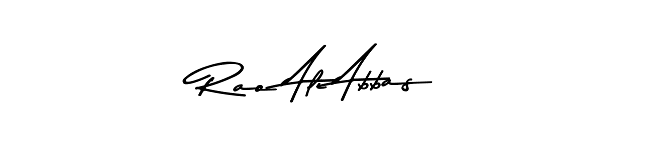 Make a beautiful signature design for name Rao Ali Abbas. With this signature (Asem Kandis PERSONAL USE) style, you can create a handwritten signature for free. Rao Ali Abbas signature style 9 images and pictures png