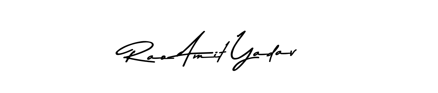 Rao Amit Yadav stylish signature style. Best Handwritten Sign (Asem Kandis PERSONAL USE) for my name. Handwritten Signature Collection Ideas for my name Rao Amit Yadav. Rao Amit Yadav signature style 9 images and pictures png