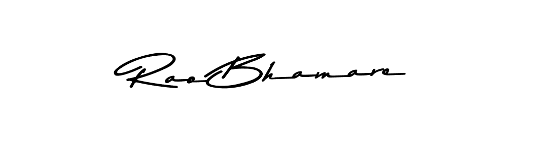The best way (Asem Kandis PERSONAL USE) to make a short signature is to pick only two or three words in your name. The name Rao Bhamare include a total of six letters. For converting this name. Rao Bhamare signature style 9 images and pictures png