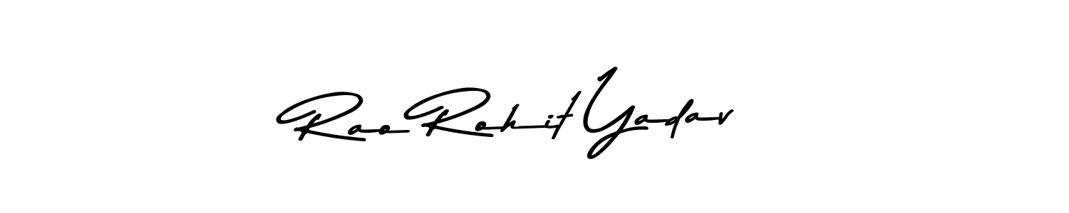 Use a signature maker to create a handwritten signature online. With this signature software, you can design (Asem Kandis PERSONAL USE) your own signature for name Rao Rohit Yadav. Rao Rohit Yadav signature style 9 images and pictures png