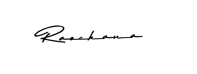 You should practise on your own different ways (Asem Kandis PERSONAL USE) to write your name (Raochana) in signature. don't let someone else do it for you. Raochana signature style 9 images and pictures png