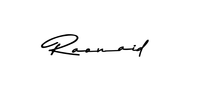 The best way (Asem Kandis PERSONAL USE) to make a short signature is to pick only two or three words in your name. The name Raonaid include a total of six letters. For converting this name. Raonaid signature style 9 images and pictures png