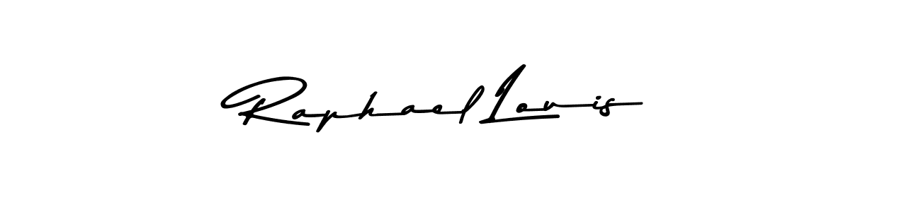 Raphael Louis stylish signature style. Best Handwritten Sign (Asem Kandis PERSONAL USE) for my name. Handwritten Signature Collection Ideas for my name Raphael Louis. Raphael Louis signature style 9 images and pictures png