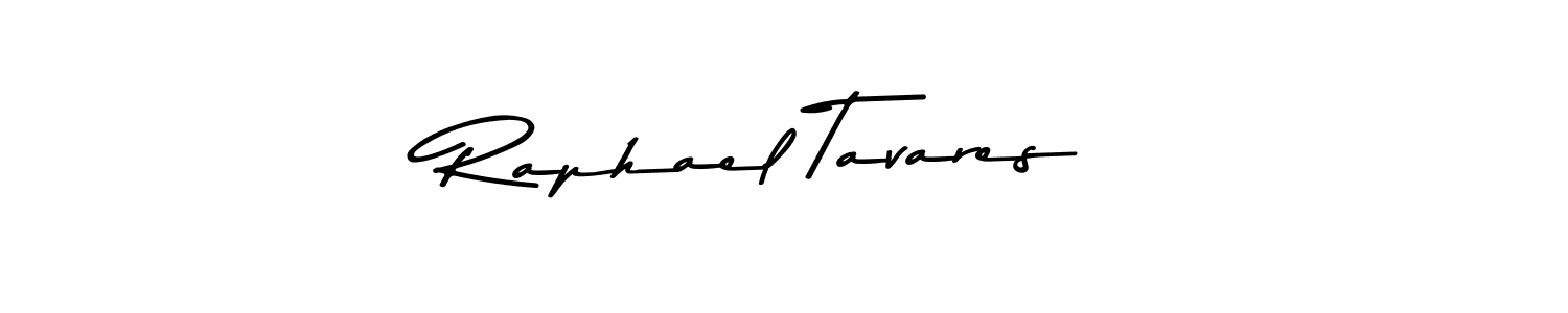 How to make Raphael Tavares name signature. Use Asem Kandis PERSONAL USE style for creating short signs online. This is the latest handwritten sign. Raphael Tavares signature style 9 images and pictures png