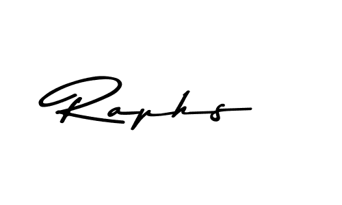 Design your own signature with our free online signature maker. With this signature software, you can create a handwritten (Asem Kandis PERSONAL USE) signature for name Raphs. Raphs signature style 9 images and pictures png