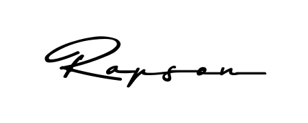 Also You can easily find your signature by using the search form. We will create Rapson name handwritten signature images for you free of cost using Asem Kandis PERSONAL USE sign style. Rapson signature style 9 images and pictures png