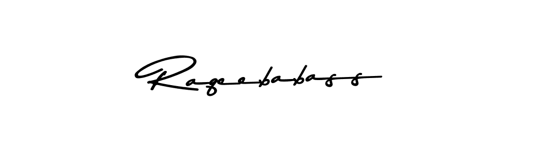 The best way (Asem Kandis PERSONAL USE) to make a short signature is to pick only two or three words in your name. The name Raqeebabass include a total of six letters. For converting this name. Raqeebabass signature style 9 images and pictures png