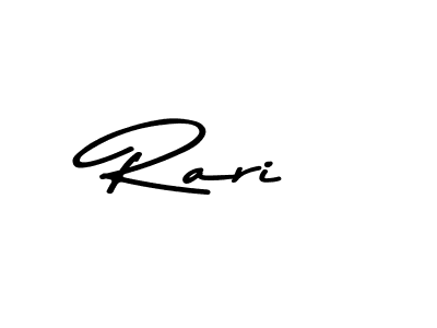 Use a signature maker to create a handwritten signature online. With this signature software, you can design (Asem Kandis PERSONAL USE) your own signature for name Rari. Rari signature style 9 images and pictures png