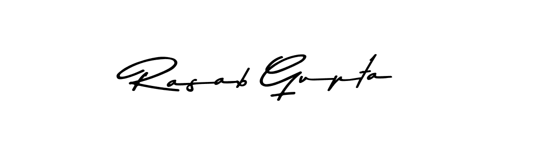 Rasab Gupta stylish signature style. Best Handwritten Sign (Asem Kandis PERSONAL USE) for my name. Handwritten Signature Collection Ideas for my name Rasab Gupta. Rasab Gupta signature style 9 images and pictures png