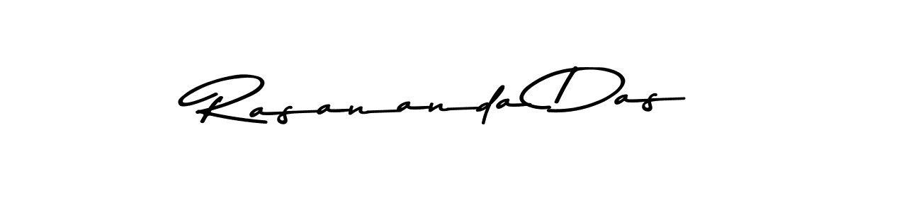 How to make Rasananda Das name signature. Use Asem Kandis PERSONAL USE style for creating short signs online. This is the latest handwritten sign. Rasananda Das signature style 9 images and pictures png