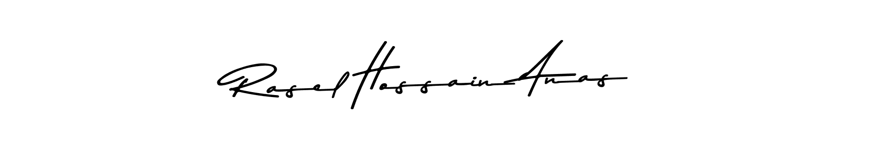 You should practise on your own different ways (Asem Kandis PERSONAL USE) to write your name (Rasel Hossain Anas) in signature. don't let someone else do it for you. Rasel Hossain Anas signature style 9 images and pictures png