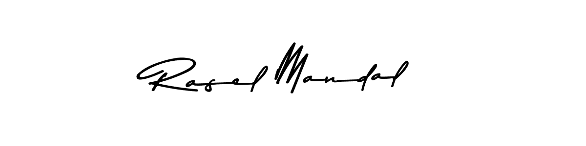 Rasel Mandal stylish signature style. Best Handwritten Sign (Asem Kandis PERSONAL USE) for my name. Handwritten Signature Collection Ideas for my name Rasel Mandal. Rasel Mandal signature style 9 images and pictures png