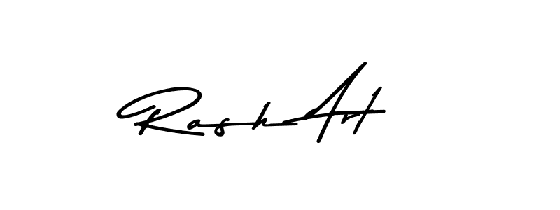 Create a beautiful signature design for name Rash Art. With this signature (Asem Kandis PERSONAL USE) fonts, you can make a handwritten signature for free. Rash Art signature style 9 images and pictures png