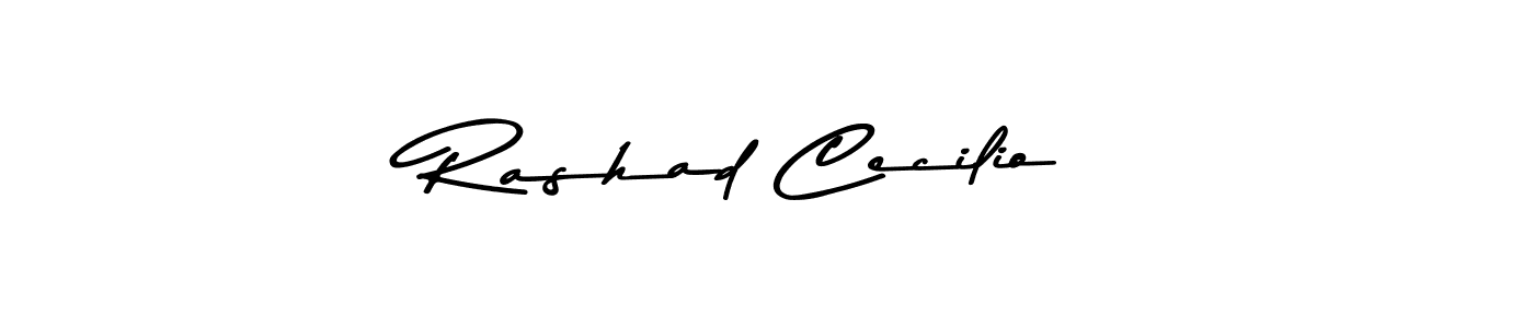 Similarly Asem Kandis PERSONAL USE is the best handwritten signature design. Signature creator online .You can use it as an online autograph creator for name Rashad Cecilio. Rashad Cecilio signature style 9 images and pictures png