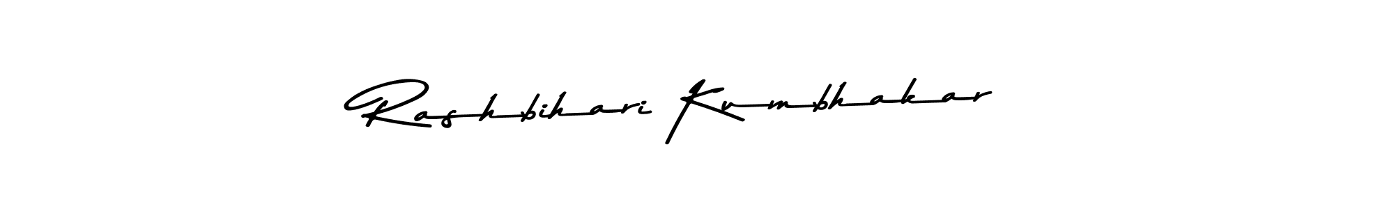 Asem Kandis PERSONAL USE is a professional signature style that is perfect for those who want to add a touch of class to their signature. It is also a great choice for those who want to make their signature more unique. Get Rashbihari Kumbhakar name to fancy signature for free. Rashbihari Kumbhakar signature style 9 images and pictures png